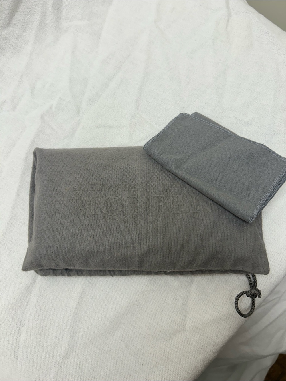 Alexander McQueen Black Leather Zip Wallet with Gold Monogram - Picture 7 of 9